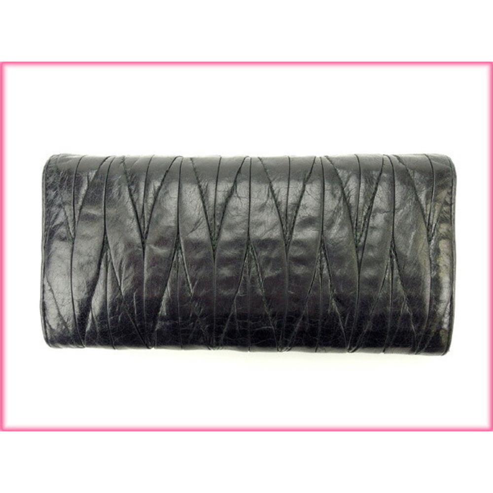Miu Miu Long Wallet Matelasse Black - image 2